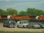 BNSF 7002 & 6555